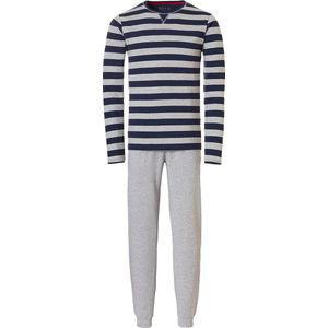 Phil & Co - Heren Pyjamaset - Blauw - Katoen/Bamboe Viscose