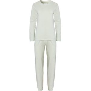 By Louise - Dames Pyjama Set - Lang - Mint - Katoen