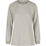 By Louise - Dames Winter Pyjama Set - Wit - Badstof - Lang