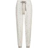 By Louise - Dames Winter Pyjama Set - Wit - Badstof - Lang