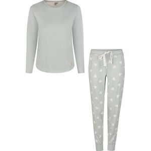 By Louise - Pyjama Set Lang - Mintgroen - Katoen