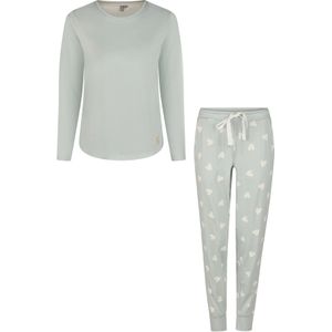 By Louise - Pyjama Set - Mintgroen - Katoen - Dames