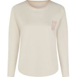 By Louise - Dames Pyjama Set - Beige/Mintgroen - 100% Katoen Single Jersey