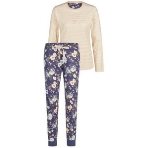 By Louise - Pyjama Set - Gebloemd - Oranje - 100% Katoen