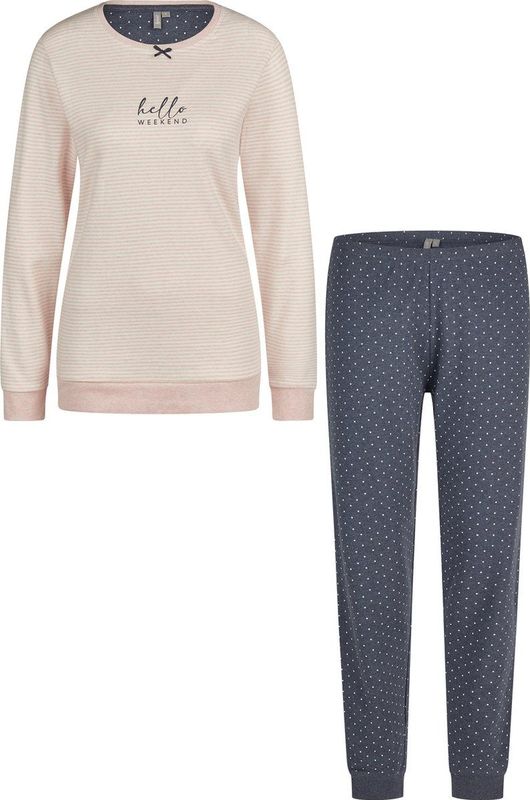 By Louise - Winter Pyjama Set - Roze - Dames - Lang