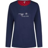 By Louise - Pyjama Set - Blauw - Lang - Katoen