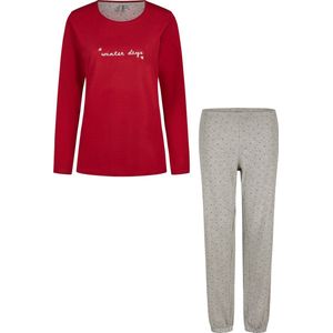 By Louise - Lange Dames Pyjama Set - Katoen - Zacht - Regular Fit