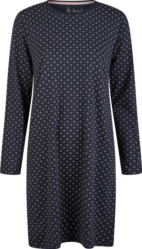 By Louise Essential dames nachthemd lange mouw aop