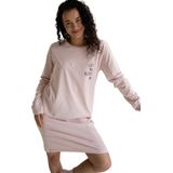 By Louise - Dames Nachthemd - Gestreept - 100% Jersey Katoen