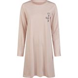 By Louise - Dames Nachthemd - Gestreept - 100% Jersey Katoen