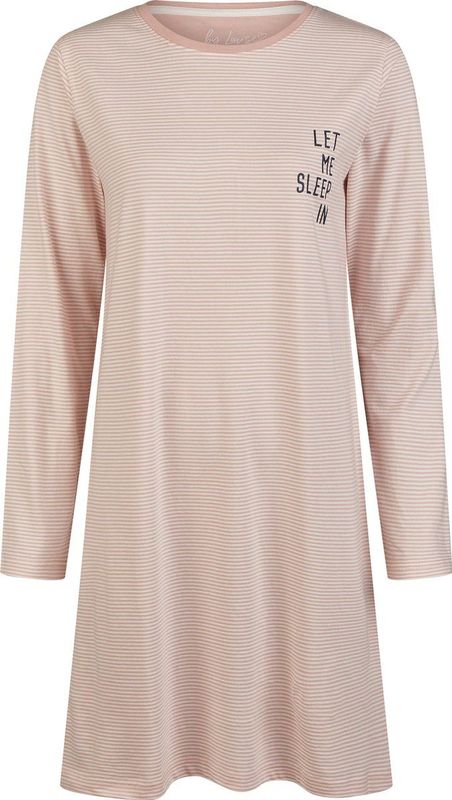 By Louise - Dames Nachthemd - Gestreept - 100% Jersey Katoen