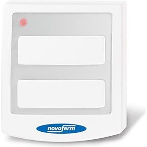 Novoferm - Signaal 111 - Binnendrukknop - Wit - 2 Kanalen - Frequentie 433 MHz