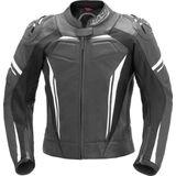 Büse - Imola - Leren Jas - Zwart Wit - Dames