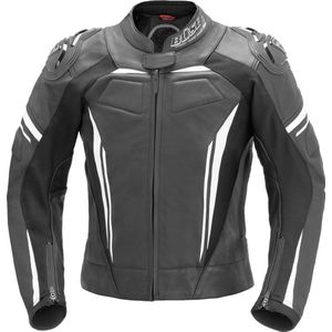 Büse - Imola - Leren Jas - Zwart Wit - Dames