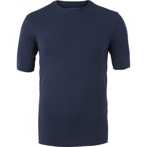 CASA MODA - O-neck - T-shirt - Marine Blauw - 100% Katoen