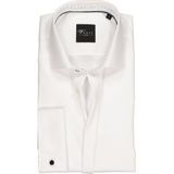 VENTI - Modern Fit - Overhemd - Wit - Strijkvrij - Boordmaat: 37