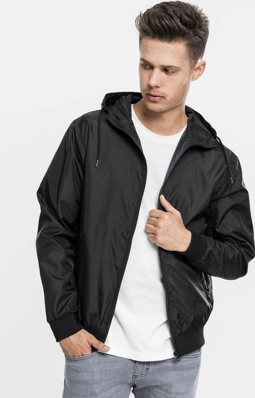 Urban Classics - Windbreaker - Zwart - 100% Nylon
