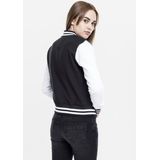 Urban Classics 2 Tone College Collegejas zwart wit