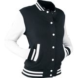 Urban Classics 2 Tone College Collegejas zwart wit