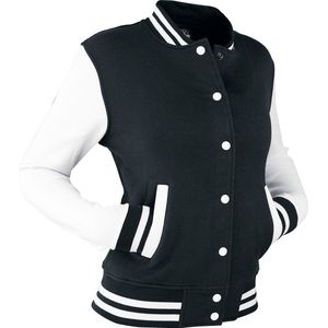 Urban Classics 2 Tone College Collegejas zwart wit