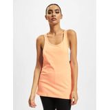 Urban Classics - Top - Oranje - Mouwloos - Normale Pasvorm