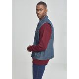 Urban Classics Denim Vest Vest lichtblauw Katoen - Basics, Street wear