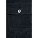 Urban Classics Denim Vest Vest zwart Katoen Basics, Street wear