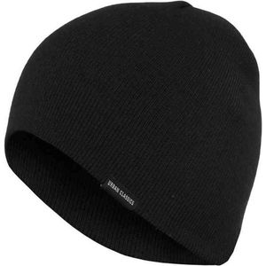 Urban Classics - Basic Beanie black one size Beanie Muts - One size - Zwart