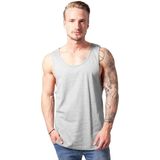Urban Classics - Shirt - Grijs Gemêleerd - Mouwloos - Normale Pasvorm