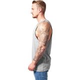 Urban Classics - Shirt - Grijs Gemêleerd - Mouwloos - Normale Pasvorm