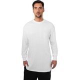 Urban Classics Tall Longsleeve shirt Wit