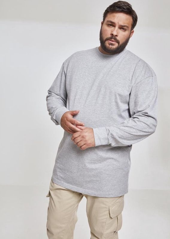 Shirt - Mélange - Katoen - Lange Mouw - Normale Pasvorm