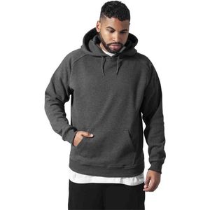 Urban Classics - Blank Hoody - Hoodie - Grijs - Warme Binnenmaterialen