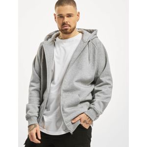 Hoodie - Grijs - Katoen/Polyester - Raglan Schouderuitsnijding