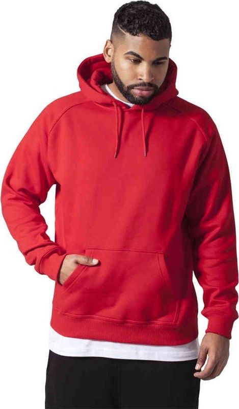 Urban Classics Blank Hoodie/trui Rood