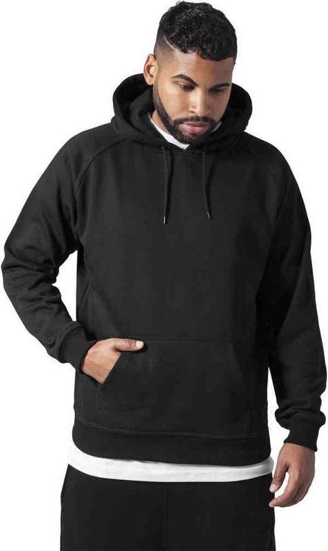 Urban Classics - Blank Hoodie/trui - Zwart
