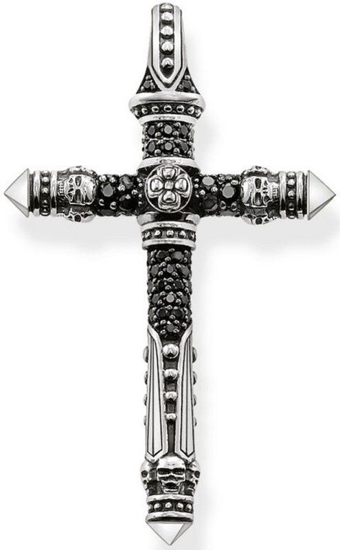 Hanger - Zilver - Zwart - Zilveren Zirconia