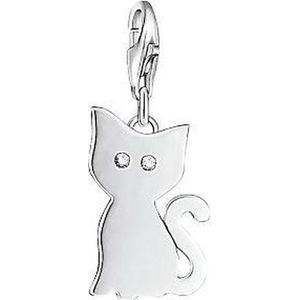 Thomas Sabo Damen-Charm Charm Club Katze 925 Silber Zirkonia weiß - 1014-051-14