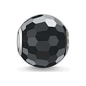 Thomas Sabo Damen-Bead KARMA Obsidian facettiert 925 Silber - K0003-023-11