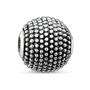 Thomas Sabo Dames heren - Bead Kathmandu Karma Kralen 925 sterling zilver zwart K0008-001-12, sterling zilver, zonder steen, Sterling zilver, Zonder steen