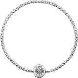 Thomas Sabo Unisex armband Karma Beads 925 sterling zilver KA0001-001-12, 16,00 cm, Sterling zilver, zonder steen,
