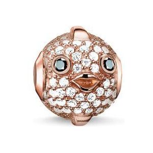 Thomas Sabo, Accessoires, Dames, Veelkleurig, ONE Size, Roségouden Fugu Bead Charm Hanger