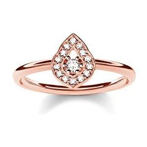 Thomas Sabo Dames verguld zilver, 56, Sterling zilver, Zirkonium
