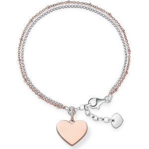 Thomas Sabo Armband 925 Sterling Zilver Zilver 16 Roségoud 32000102