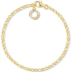Thomas Sabo Damesarmband zilver verguld X0243-413-39-L17, Sterling zilver, Zonder steen