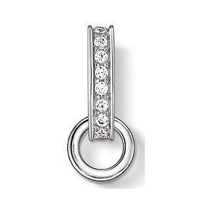 Thomas Sabo Dameshanger Carrier draagelement 925 sterling zilver, Eén maat, 925 sterling zilver, Zirkonia,