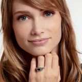 Thomas Sabo - Unisex Ring - Zilver - Met Zwarte Edelsteen