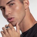 Thomas Sabo - Unisex Ring - Zilver - Zirconia - Zwart