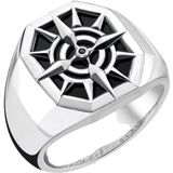 Thomas Sabo - Unisex Ring - Zilver - Zirconia - Zwart