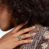 Ring - Geel Goud - Zilver - Zirconia - Geel Goud Verguld